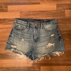 BlankNYC The Barrow high rise denim shorts